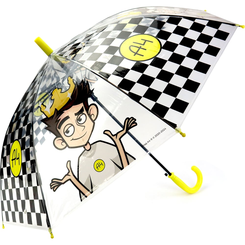 Изображение товара Зонт для детей ND Play Влад А4, полуавтоматический, диаметр 84 см 313404