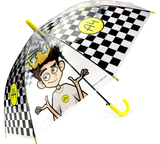 Изображение товара Зонт для детей ND Play Влад А4, полуавтоматический, диаметр 84 см 313404