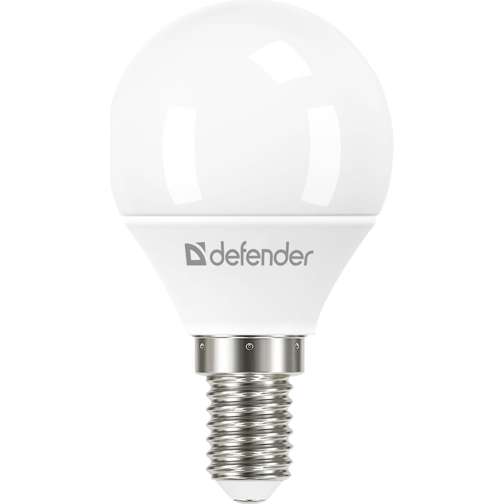 Изображение товара Светодиодная лампа Defender P45-8W-840-E14 шар нейтральный белый
