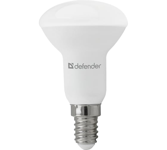 Изображение товара Лампочка светодиодная Defender R50-6W-830-E14 рефлектор, теплый белый, 1 шт. 95507