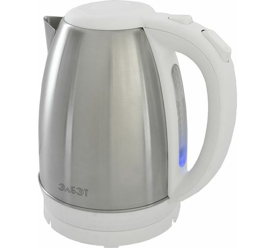 Изображение товара Электрочайник ЕК-1,8-01S elbet (белый) металлич.