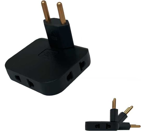 Изображение товара Сетевой тройник поворотный PROGIX AB3P