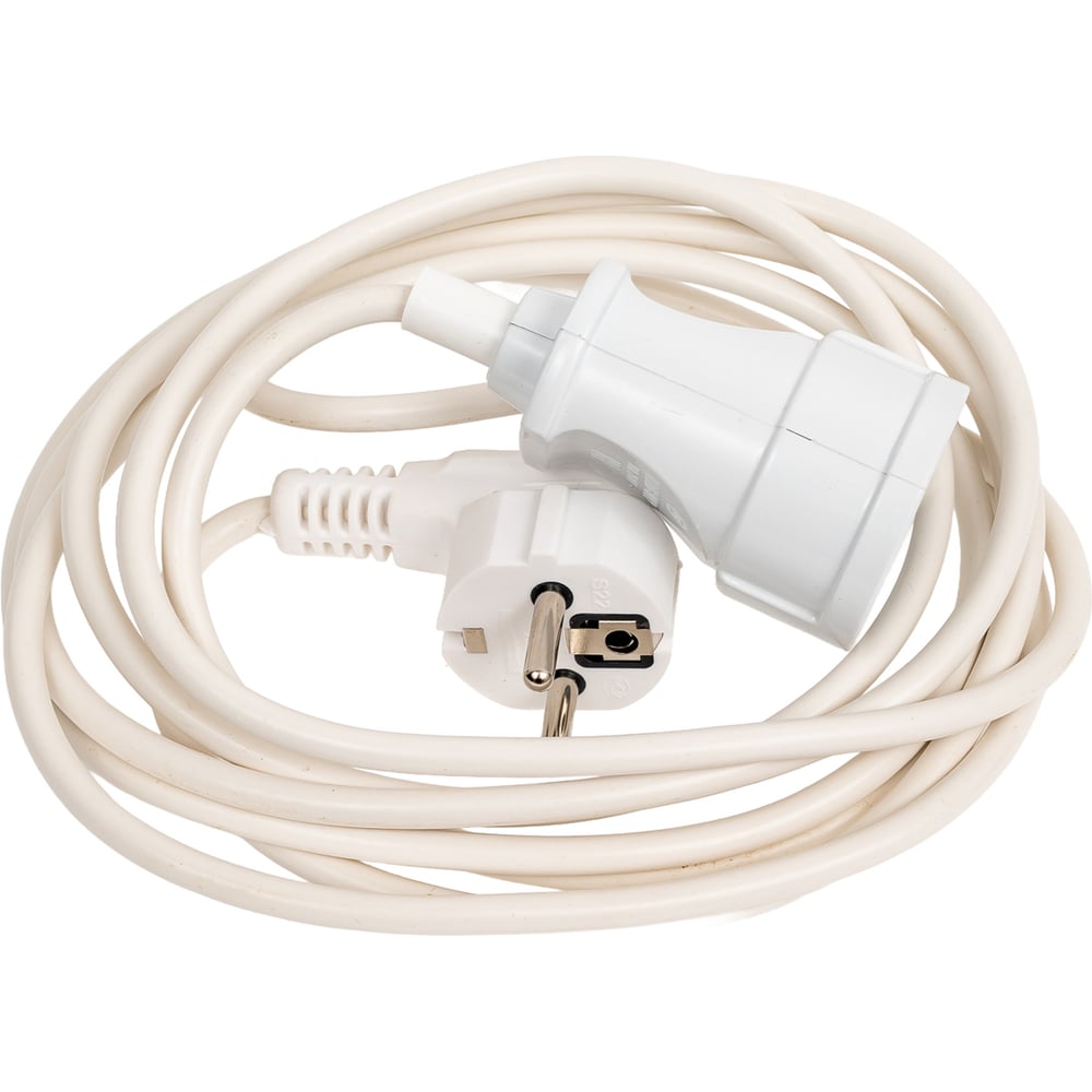 Изображение товара Удлинитель-шнур PROGIX 3 метра ПВС 3x0.75 белый PG111