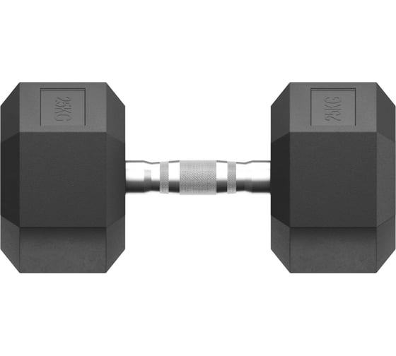 Изображение товара Гантель UNIXFIT гексагональная, обрезиненная, 25 кг DBHEX25