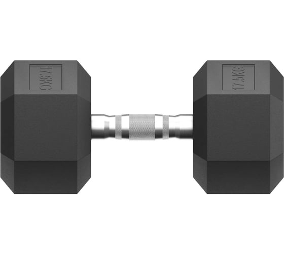 Изображение товара Гантель UNIXFIT гексагональная, обрезиненная, 17.5 кг DBHEX17_5