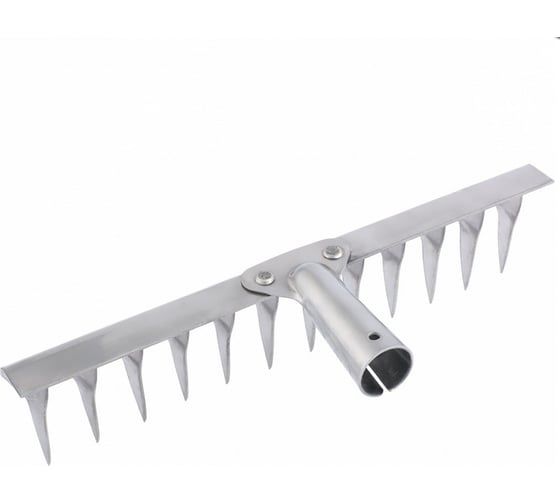 Изображение товара Грабли ООО "ПК ХозЦентр" нержавеющая сталь, 12-ти зубые, витые, без черенка СИ-00099