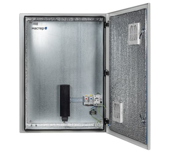 Изображение товара Климатический навесной шкаф MASTERMANN Мастер-5 УТПВ-П+ 600х600х300 мм IP 54 00-00011459