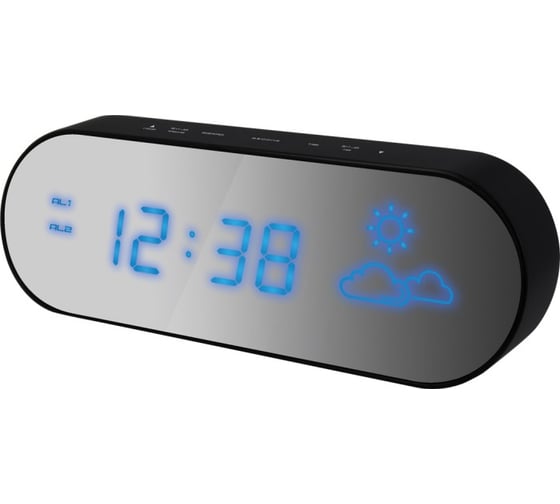 Изображение товара Метеостанция BVItech синий/зеркало BV-42BMP