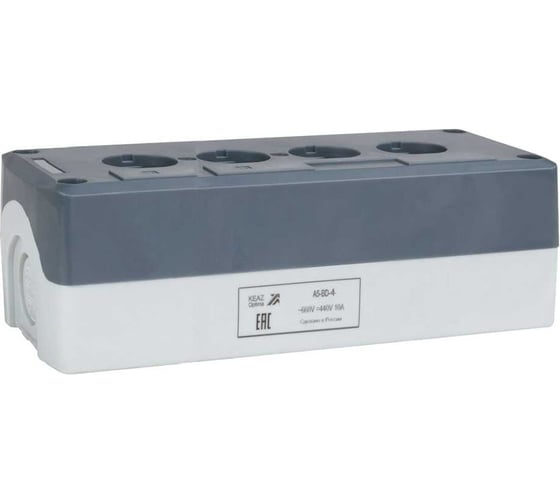 Изображение товара Корпус кнопочного поста КЭАЗ OptiSignal D22 A5-BD-4 4 отверстия XALD04 362259