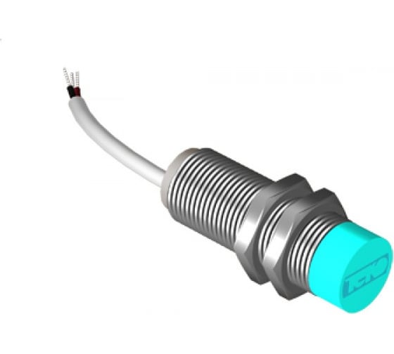 Изображение товара Индуктивный датчик ТЕКО ISN F2A-31P-4-L-3 Sn=4 мм, корпус М12x1 алюминий не заподлицо, 10 ... 30 DC NO PNP, IP67, подключение кабель 00-00025853