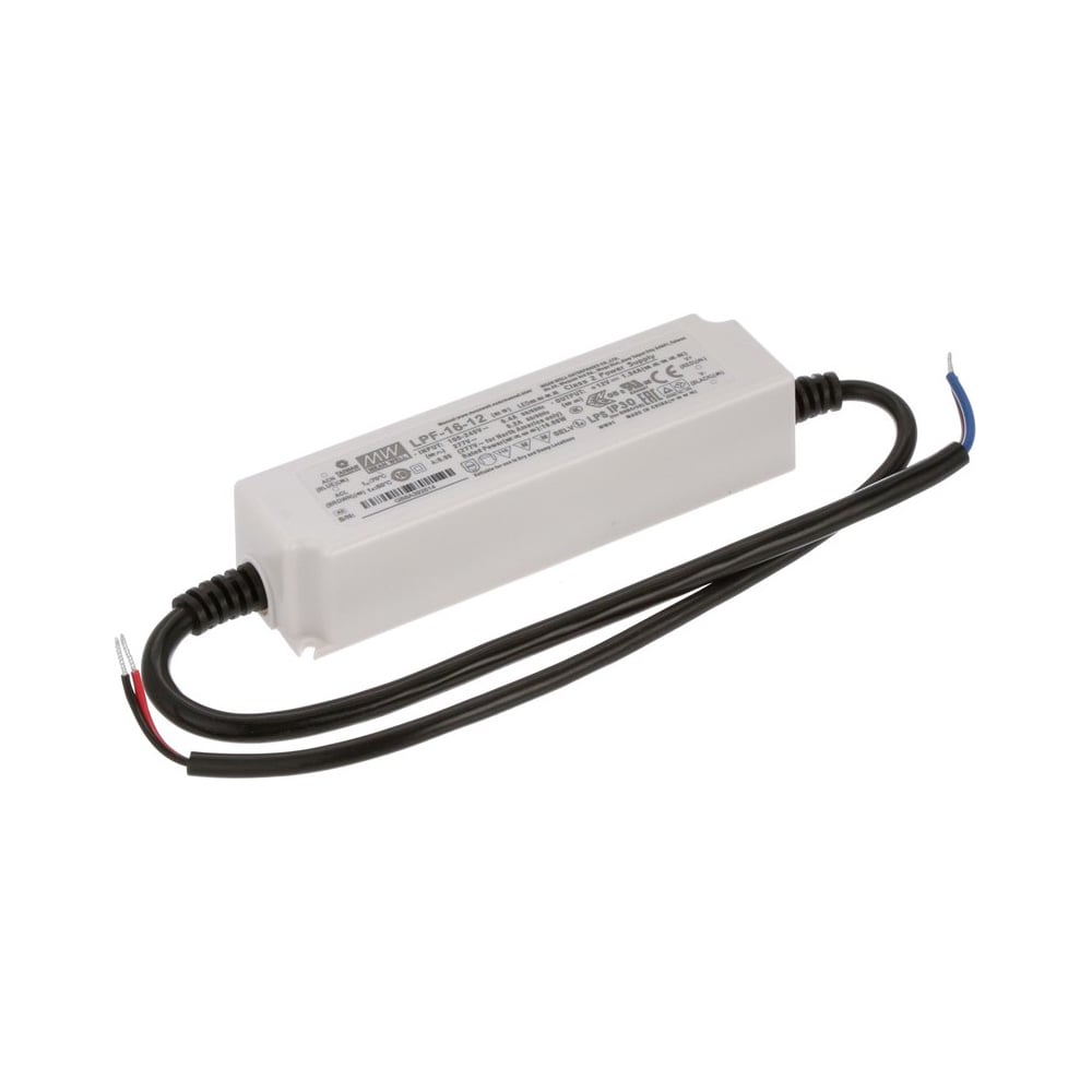 Изображение товара LED-драйвер Mean Well LPF-16-30 мощностью 16Вт для LED-освещения