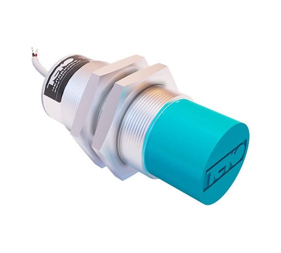 Изображение товара Индуктивный датчик ТЕКО ISN E8B-43P-15-LZ Sn=15 мм, корпус М30x1,5 латунь не заподлицо, 10 ... 30 DC NO/NC PNP, IP67, подключение кабель 00-00036746