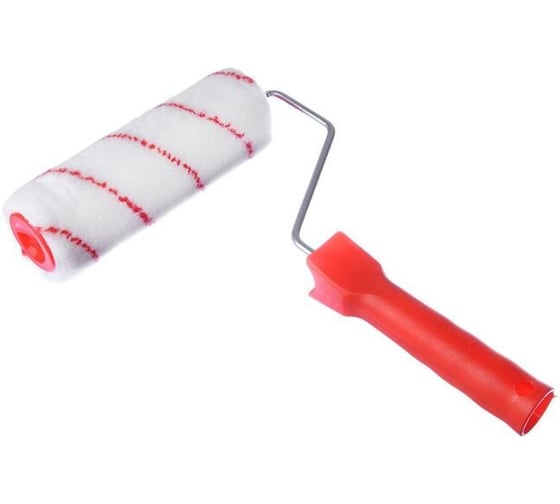 Изображение товара Валик Малярок "полиамид+п" "ТЕРМОФЬЮЖН" "Красная Борода" 180 мм D 48 мм, ворс 10 мм, плотность 550 гр/м2, быстросъемная ручка 8 мм, "" 551-0188