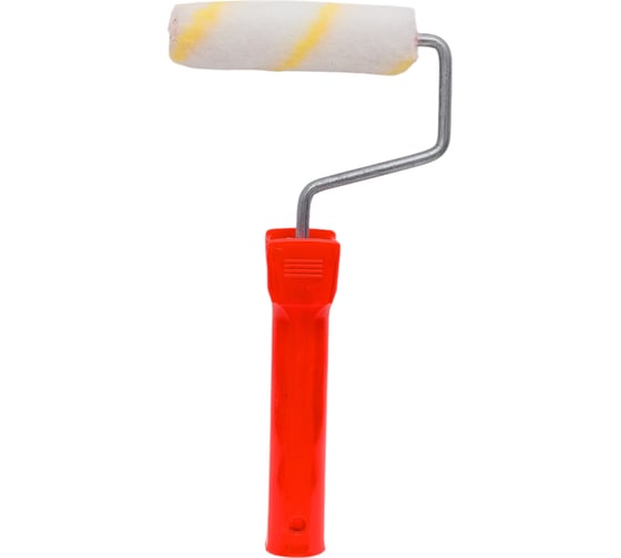 Изображение товара Валик МИНИ Малярок "микрофибра" "ТЕРМОФЬЮЖН" "Желтая Борода" 100 мм D 16 мм, ворс 10 мм, плот. 680 гр/м2, под ручку 6 мм "" 750-5100