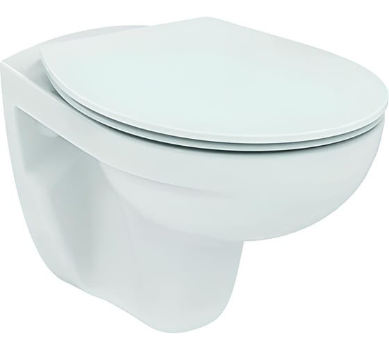 Изображение товара Подвесной унитаз Ideal Standard TIRSO безободковый, в/к дюропласт, микролифт R034301 123-0231