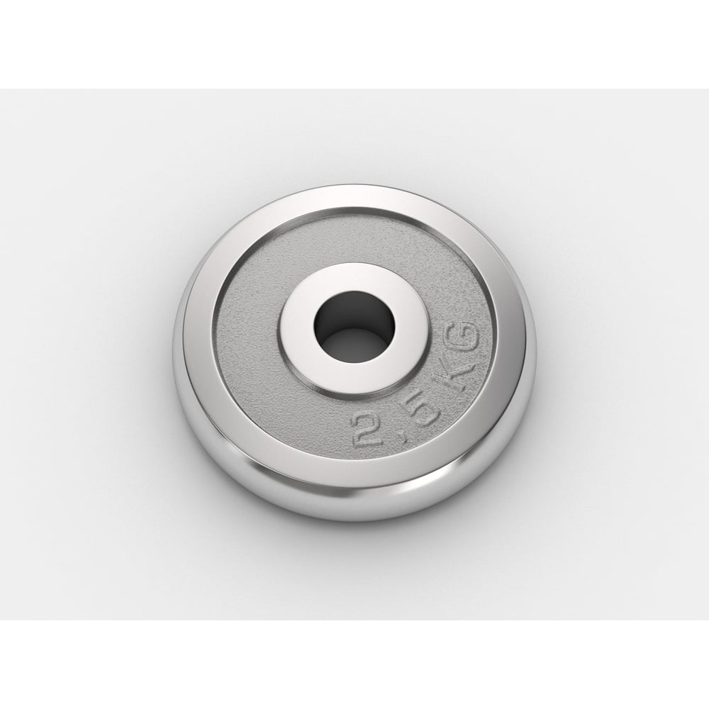 Изображение товара Диск хромированный UNIXFIT 2.5 кг 150 мм DU2500CE для силовых тренировок