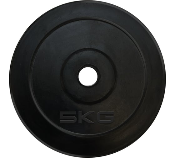 Изображение товара Диск обрезиненный UNIXFIT 5 кг, 25 мм DU5000RUB