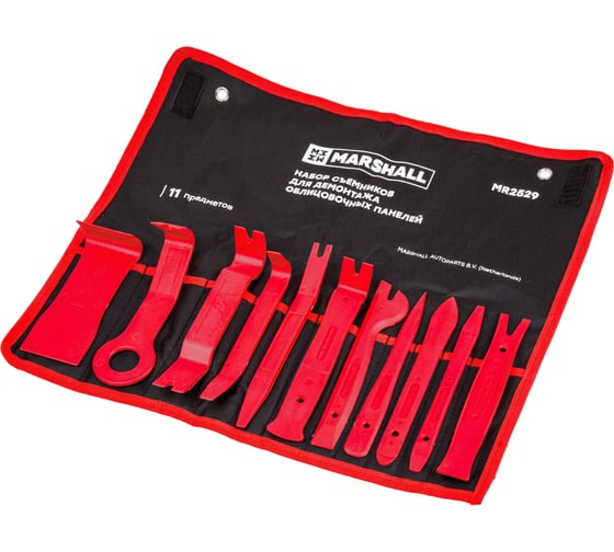Изображение товара Набор съемников для демонтажа облицовочных панелей MARSHALL 11 предметов MR2529