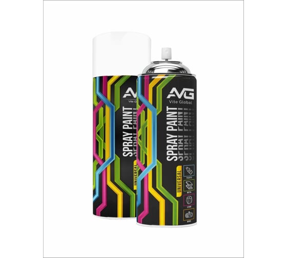 Изображение товара Аэрозольная краска AVG 380г N 40 Белый глянцевый