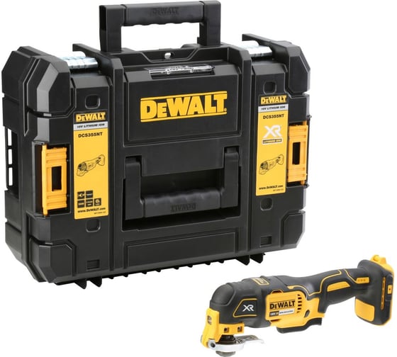 Изображение товара Аккумуляторный реноватор DEWALT DCS355NT, 18 В, 20000 кол/мин, без АКБ и ЗУ, в кейсе TSTAK DCS355NT-XJ
