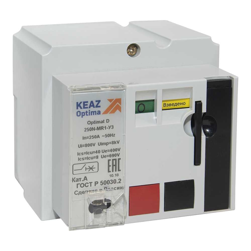 Привод двигательный КЭАЗ OptiMat D100, D160, D250-230AC-ОМ4-РЕГ 255817