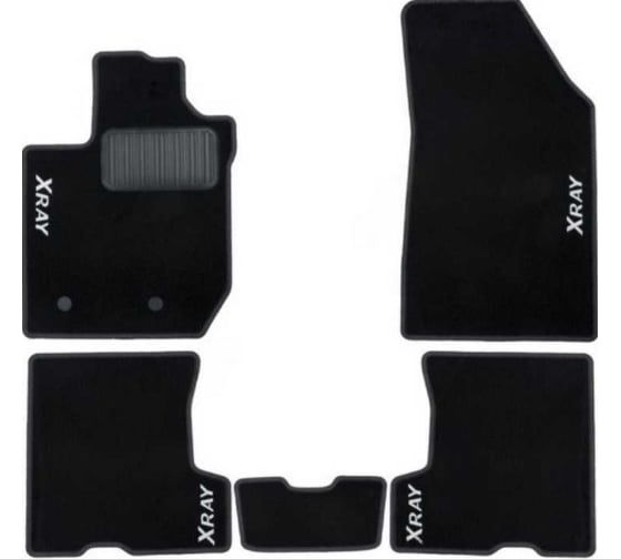 Изображение товара Текстильные ковры салона для комплектаций без вещевого ящика Klever LADA Xray, цвет Мутон, 2015- 99999215043982.01