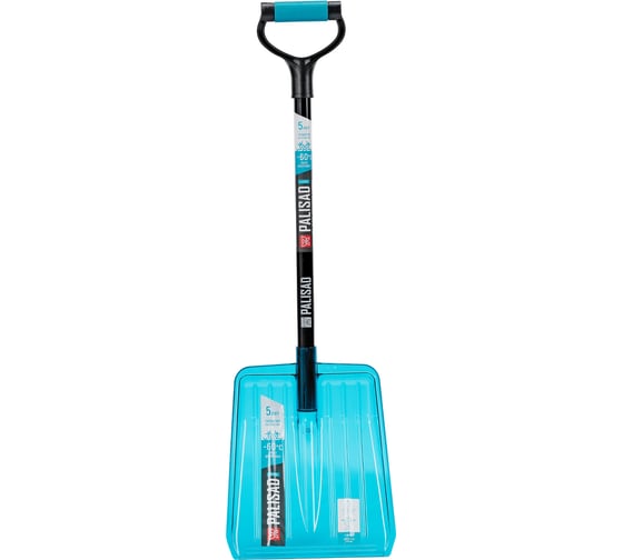 Изображение товара Лопата для уборки снега PALISAD LUXE поликарбонат, 260х310х870 мм, стальной черенок 61799