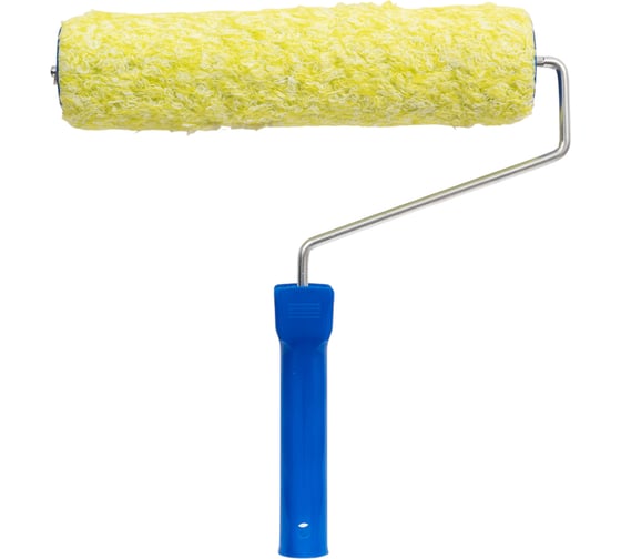 Изображение товара Валик Малярок полиакрил "Пушистый" 250 мм D 50 мм, ворс 12 мм, плот. 430 гр/м2, ручка 6 мм шплинт "" 754-0250