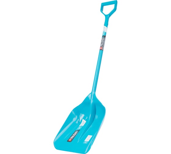 Изображение товара Лопата для уборки снега PALISAD LUXE полипропилен, 330х490х1265 мм, цельнолитая конструкция 61795