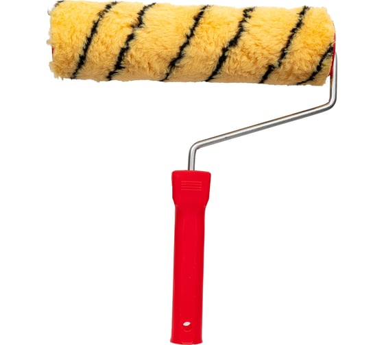 Изображение товара Валик Малярок "полиакрил" "ТЕРМОФЬЮЖН" "Тигр" 230 мм D 48 мм, быстросъемная ручка 6 мм, ворс 10 мм, плотность 500 гр/м2, "" 991-0230