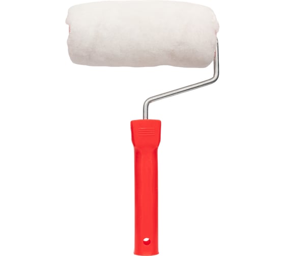 Изображение товара Валик Малярок "ТЕРМОФЬЮЖН" "Мех Иск." 150 мм D 48 мм, ворс 16 мм, плот. 470 гр/м2, быстросъемная ручка, 6 мм "" 515-0150