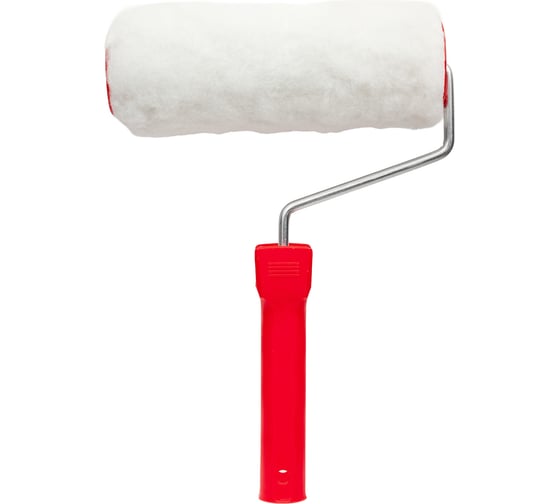 Изображение товара Валик Малярок "ТЕРМОФЬЮЖН" "Мех Иск." 180 мм D 48 мм, ворс 16 мм, плот. 470 гр/м2, быстросъемная ручка, 6 мм "" 515-0180