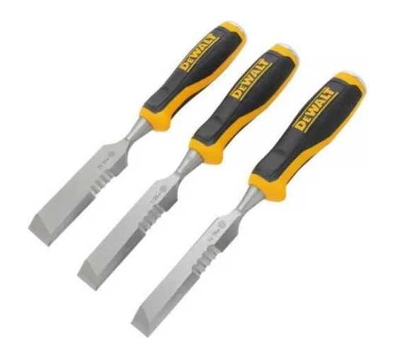 Изображение товара Набор из 3 стамесок с лезвием с дополнительной режущей кромкой Dewalt 18мм, 25мм, 32мм DWHT0-16148