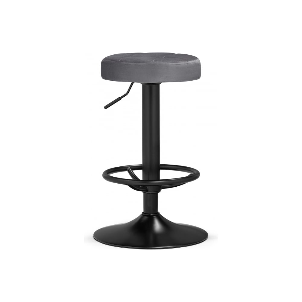 Изображение товара Барный стул Woodville Marun dark gray/black 15674 современный дизайн с регулировкой