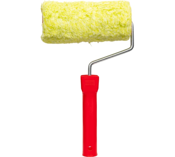 Изображение товара Валик Малярок полиакрил "Пушистый" 150 мм D 50 мм, ворс 12 мм, плот.430 гр/м2, б/с ручка 6 мм "" 755-0150