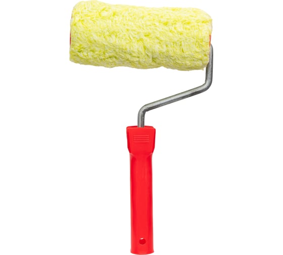 Изображение товара Валик Малярок полиакрил "Пушистый" 150 мм D 50 мм, ворс 12 мм, плот.430 гр/м2, б/с ручка 8 мм "" 755-0158