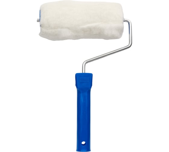 Изображение товара Валик Малярок мех нат. 150 мм D 50 мм, ворс 12 мм, плот. 450 гр/м2, ручка 6 мм "" 350-0150