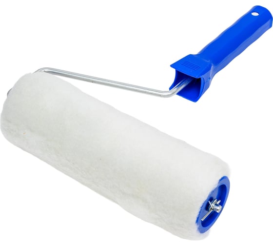 Изображение товара Валик Малярок мех нат. 200 мм D 50 мм, ворс 12 мм, плот. 450 гр/м2, ручка 6 мм "" 350-0200