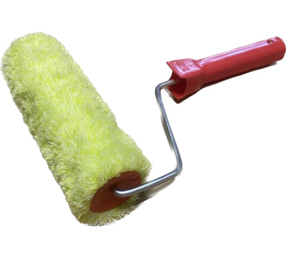 Изображение товара Валик Малярок полиакрил "Пушистый" 230 мм D 50 мм, ворс 12 мм, плот.430 гр/м2, б/с ручка 8 мм "" 755-0238