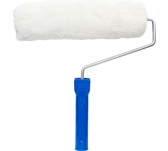 Изображение товара Валик Малярок мех нат. 250 мм D 50 мм, ворс 12 мм, плот. 450 гр/м2, ручка 6 мм "" 350-0250