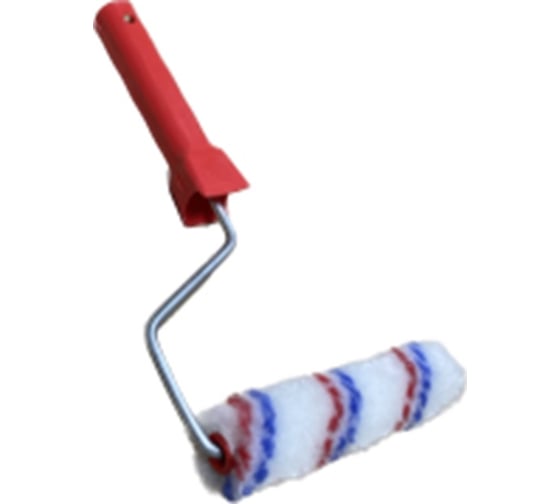 Изображение товара Набор МИНИ Малярок Валик + 2 Ролика "полиамид" "ТЕРМОФЬЮЖН" "СК" 150 мм D 16 мм ворс 12 мм плот. 800 гр/м2. под ручку 6 мм "" 992-4150