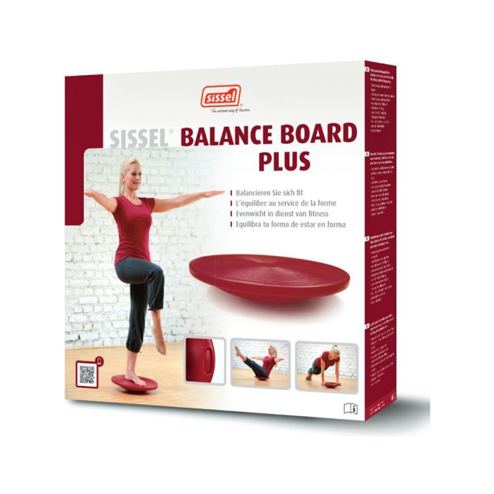 Изображение товара Балансировочная платформа Balance Board Plus, диаметр 380 мм, красный SISSEL