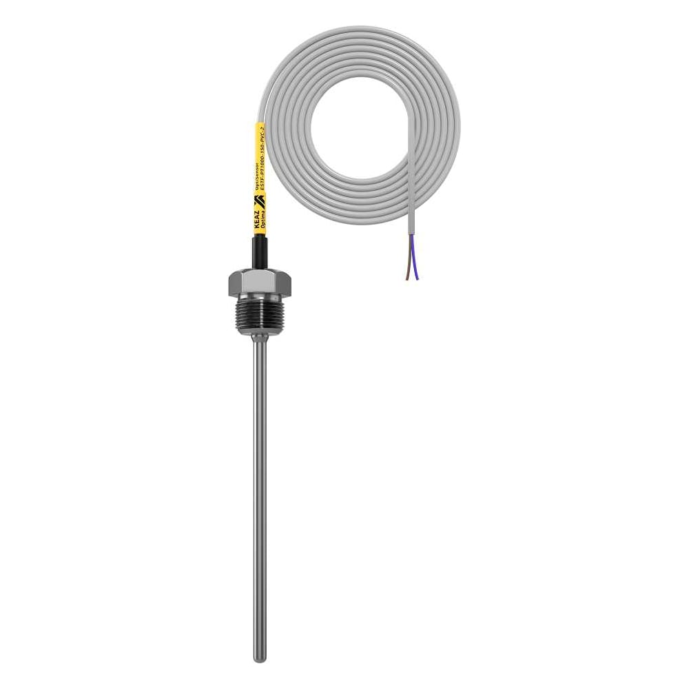 Изображение товара Датчик температуры КЭАЗ погружной OptiSensor ESTF-PT1000-150-PVC-2 286498