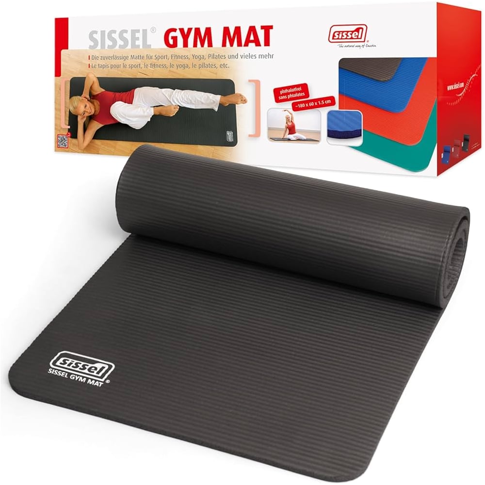Изображение товара Гимнастический мат SISSEL Gym Mat 15 мм 180x60 см серый складной