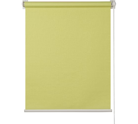 Изображение товара Рулонная штора ПраймДекор Стандарт мини, оливковый, 83х170 см 3083003