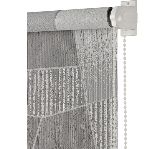 Изображение товара Рулонная штора ПраймДекор Дали миниролло, серый, 43x170 см 42043122