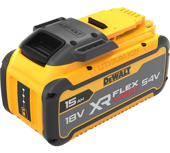 Изображение товара Аккумулятор Dewalt DCB549, Li-Ion, 18 В, 15 Ач, 1 шт DCB549-XJ