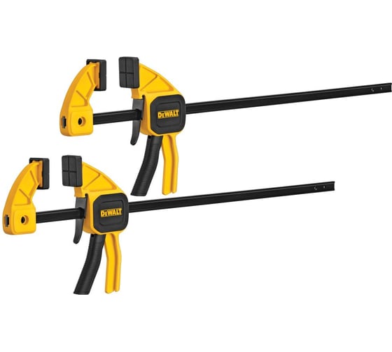 Изображение товара Быстрозажимная струбцина DEWALT 300 мм, 60 кг, 2 шт., DWHT0-83158