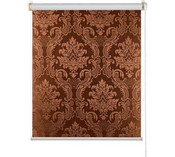 Изображение товара Рулонная штора ПраймДекор Тегеран миниролло blackout, медь, 83х170 см 23083100