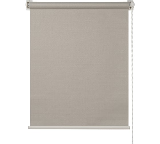 Изображение товара Рулонная штора ПраймДекор Стандарт мини, светло-серый, 62х170 см 3062011